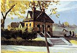 Small Town Station by Edward Hopper